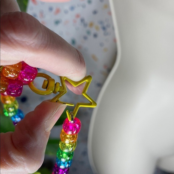 Glitter Bratz Kandi Kids Drop Star rave party Necklace - Picture 4 of 4